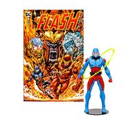 McFarlane Toys, DC Comic 7 "The Atom (Ryan Choi) Action Figure con 22 parti mobili, figura da collezione DC Page Puncher con base di supporto, fumetto e carta da collezione unica - Età 12+
