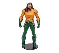 McFarlane Toys DC Multiverse Aquaman - Action Figure da 17,8 cm, incredibilmente dettagliato, re di Atlantide, con Ultra Articolazione, Tridente, mani extra e carta artistica da collezione