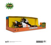 McFarlane Toys DC Retro Batman Classic TV Series Batcycle with Side Car