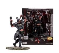 McFarlane Toys Diablo IV Death Blow Barbarian - Statuetta in posa in scala 1:12, con testa intercambiabile, 4 armi, base espositiva e arma misteriosa, sfrutta il potere del barbaro