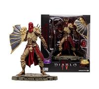 McFarlane Toys Diablo IV Summoner Necromante (Epico) in scala 1:12 con testa intercambiabile, 2 armi, scudo, base espositiva e arma misteriosa - Comando le legioni non morti