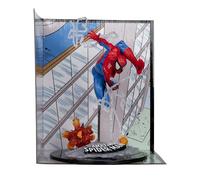 McFarlane Toys - Marvel Spider-Man scala 1:10 da collezione con scena (The Amazing Spider-Man # 302)