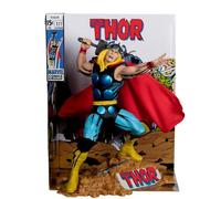 McFarlane Toys - Marvel Thor 1:6th scala da collezione con scena e fumetto (The Mighty Thor #177)