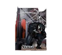 McFarlane Toys - Marvel Venom 1:10th Scala da collezione con scena (The Amazing Spider-Man # 316)