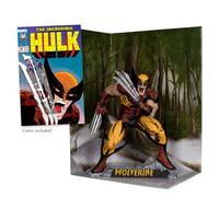 McFarlane Toys - Marvel Wolverine 1:6th Scala da collezione con scena (The Incredible Hulk #340)