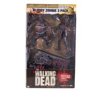 McFarlane Toys - The Walking Dead - sanguinante Black and White Zombie, Confezione da 3