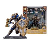 McFarlane Toys World of Warcraft - Action figure di Human: Paladino/Warrior, incredibilmente dettagliata, in scala 1:12, basata sul fenomeno globale