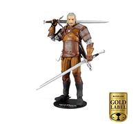 the WITCHER GERALT of RIVIA - GOLD LABEL SERIES 7″ Action Figure 18 cm McFARLANE