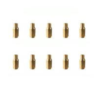 MCFHSH Confezione da 10 Pezzi Getti Principali Carburatore Moto Getti Pilota Lenti per P&W&K PWM per K&eihin OKO CVK NSR KSR Carb Set Ugello Iniettore