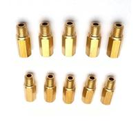MCFHSH Confezione da 10 Pezzi Getti Principali Carburatore Moto Getti Pilota Lenti per P&W&K PWM per K&eihin OKO CVK NSR KSR Carb Set Ugello Iniettore