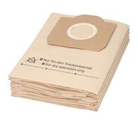 McFilter | 10 Sacchetti per aspirapolvere compatibili con hoover Kärcher A2200, A2201, A2206, A2231, A2236, A2251, A2500, A2504, A2534, A2554, A2654, A2656, A2675 - Aspirapolvere a umido e a secco