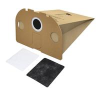 McFilter | 20 sacchetti per aspirapolvere adatti ai modelli Vorwerk Tiger VT 250, VT 251, VT 252 | VT250, VT251, VT252 incl. 2 filtri aria di scarico e 2 filtri motore