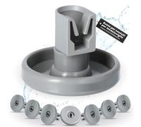 McFilter | 8x rulli cestello inferiori adatti per lavastoviglie AEG 5028696500/4, 5028696400/7, Privileg, Juno, Zanussi, Quelle Rulli cestello lavastoviglie ricambi in plastica termoresistente
