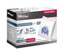 McFilter I 16 sacchetti per aspirapolvere compatibili con aspirapolvere Miele I S8360 S 8360 I sacchetti per aspirapolvere con 8 filtri, micropile, disco di copertura in plastica con guarnizione in