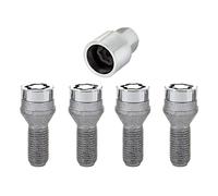 McGard Bulloni antifurto M14x1,50 - Conici - Lunghezza 27,3 mm (apertura chiave 17 mm), cromati