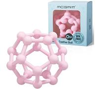 MCGMITT Giocattoli per Neonati - Palla per La Masticazione Sensoriale Del Bambino Giocattolo per La Dentizione Facile Da Tenere E Da Pulire per la prima infanzia Regali per Neonati Da 0 Mesi (Grigio)