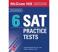 Mark Anestis Christopher McGraw Hill 6 SAT Practice Tests, Fifth Ed (Tascabile)
