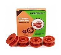 Mcgregor - Bobina di filo per decespugliatore Worx, McGregor, per Argos McGregor MCT2X1825, CLGT18LG, Φ1,6 mm, doppia bobina di ricambio per decespugliatore Worx WG163E WG157E, 3 m (confezione da 4)