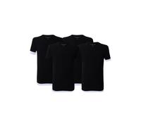 McGregor Premium - Stretch T-shirt - 4-pack Black Taglia: XXL | Magliette basic Outlet | Uomo | Nero