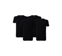 McGregor - Premium Stretch T-shirt - O-neck - 4-pack Black Taglia: XL | Magliette basic Outlet | Uomo | Nero