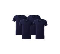 McGregor - Premium Stretch T-shirt - V-neck - 4-pack Navy Taglia: XL | Magliette basic Outlet | Uomo | Blu