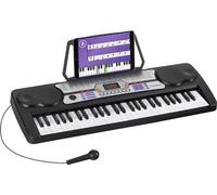 McGrey BK-5410 Keyboard Piano con 54 Tasti - Tastiera Elettronica Pianola con 100 Suoni, 100 Ritmi e l'auto-accompagnamento - Pianoforte Digitale Ideale per Principianti con Microfono
