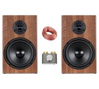 McGrey BSS-265 BR Micro Stereo - incl. mini amplificatore e cavi per altoparlanti - ricevitore Bluetooth® - ingressi jack e USB - 80 watt - marrone