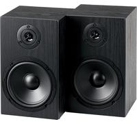 McGrey BSS-265 Coppia di diffusori hi-fi da scaffale da 6,5" - Diffusori hi-fi compatti a 2 vie con 80?W RMS, woofer da 6,5" e tweeter da 0,5" per un suono stereo e montaggio a parete - Nero