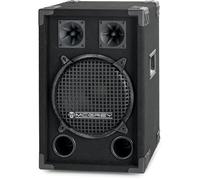 McGrey DJ-1022 Partykeller/DJ-Box 400W, 200 Watt RMS (400 Watt Max) | Cassa 2 vie con woofer da 10" (25 cm) e due tweeter piezo, Cassa in legno stabile e maniglie, 1x ingresso compatibile Speakon