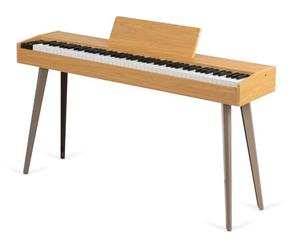 McGrey DP-17 AL Piano 88 tasti pesati, meccanica a martello, 128 suoni, 600 ritmi, design slimline, funzioni Layer/Dual, 3 pedali, frassino chiaro.