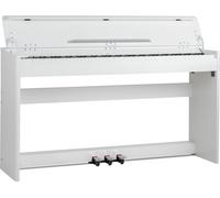 McGrey DP-18 WM Pianoforte Digitale Bianco Opaco - 88 Tasti Tastiera con azione a martello - Pianola musicale con USB, 128 suoni, 128 polifonie, 3 pedali - Piano digitale per scuola