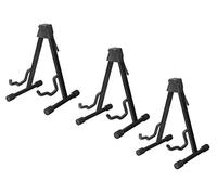 McGrey GS-UNI Supporto Universale Combinato per Chitarre (Supporto Universale, pieghevole, base 32 x 29 cm, superficie imbottita, piedini in gomma) Nero