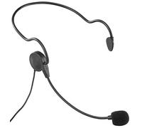 McGrey Microfono Headset HS-20, leggero e confortevole, microfono a condensatore ottimizzato per voce e canto, capsula regolabile, protezione antivento, connettore Mini-XLR, nero.