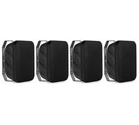 McGrey OLS-651BK Casse Acustiche Outdoor Set 4x - Sistema a Due Vie - IP56 - Per Ristorante, Birreria, Terrazza & Giardino - Woofer 6,5" e Tweeter 1" - 60 Watt - Compatibile 70/100V - Nero