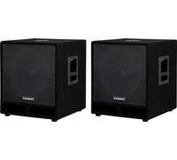 McGrey PAS-115 15" Coppia Subwoofer Basso PA passivo 1200 Watt
