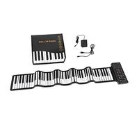 McGrey RA-88 Pianoforte Arrotolabile con Batteria - 88 Tastiera Elettronica Pieghevole con MIDI-USB - Keyboard Portatile Flessible con 128 Toni e Ritmi - Pedale Sustain in Dotazione
