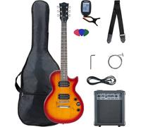 McGrey Rockit Chitarra Elettrica Single Cut Set Completo Orange Burst