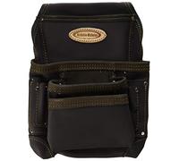 McGuire-Nicholas Custodia per unghie e attrezzi in pelle conciata all'olio, 10 tasche, marrone chiaro (870-CC)