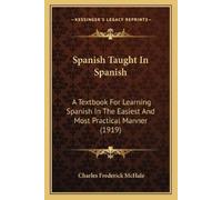 Mchale Charles Frederick Spanish Taught In Spanish BOOK NUOVO