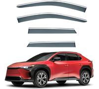 MCHDMI Auto Deflettori d'Aria Antiturbo per BZ4X MK1-EA10 2022, Deflettori Antivento Anteriori E Posteriori Visiere Parasole Parapioggia Paravento