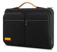 MCHENG 14 Pollici Borsa per Computer Portatile Impermeabile per MacBook Air 15 M4, Dell, HP, ASUS - Borsa Multifunzionale Business con Maniglia, Nero.