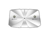 MCHHYL Ombrellone Parasole per Auto Alfa Romeo Giulietta 2011, Pieghevole con Logo | Protezione UV & Anti-Calore,145×79cm