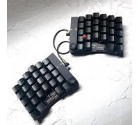 MCHkR DO52Pro Tastiera meccanica divisa Fai da te Compatto design al 40% Interruttori a punto rosso compatibili con dispositivi di puntamento(DO52PRO)