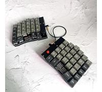 MCHkR DO52Pro Tastiera meccanica divisa Fai da te Compatto design al 40% Interruttori a punto rosso compatibili con dispositivi di puntamento(DO52)