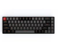 MCHkR RAVEN68 68Keys Interruttore magnetico da gioco cablato tastiera calda swap meccanica tastiera tastiera RGB trigger rapido per giocatori FPS(Black Gray No RGB)