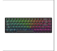 MCHkR RAVEN68 68Keys Interruttore Magnetico da Gioco cablato Tastiera Calda Swap Meccanica Tastiera Tastiera RGB Trigger rapido per Giocatori FPS(Black RGB)