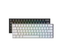 MCHkR Switch magnetico 63 tastiera da gioco RGB HOT-SWAP cablata tastiera meccanica personalizzabile per i giocatori(ND63 pro black)