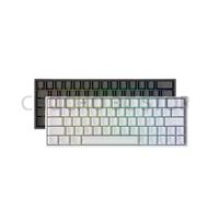 MCHkR Switch Magnetico 63 Tastiera da Gioco RGB Hot-Swap cablata Tastiera Meccanica Personalizzabile per i Giocatori(ND63 PRO White)