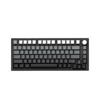 MCHkR Switch magnetico cablato tastiera da gioco meccanico 83 tasto swap hot rgb guarnizione personalizzata compatibile per il regalo tastiera del giocatore VGNA75(Black gray)