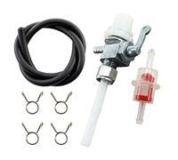 MCHNIC Rubinetto benzina M12 x 1 con tubo della benzina, filtro benzina per Hercules Prima Kreidler Zündapp Moped Mokick